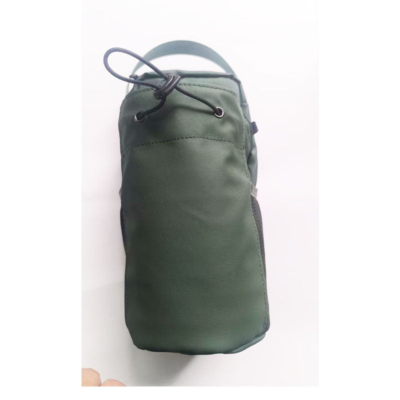 Portable crossbody bag with water cup bags