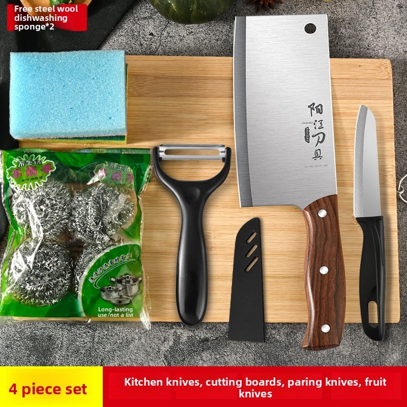 Kitchen knife set and kitchenware combination