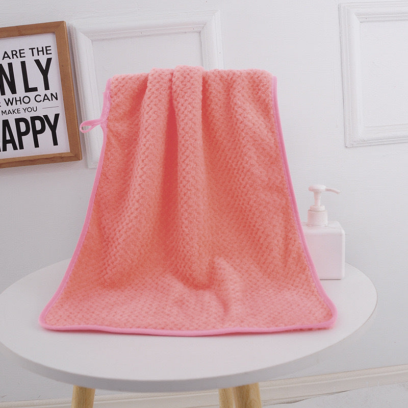 Coral fleece bath towel