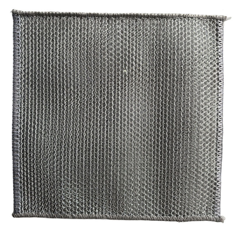 Double-sided dishwashing cloth, steel wire cleaning dishwashing cloth, oil-free and stain-removing steel wire ball cleaning cloth