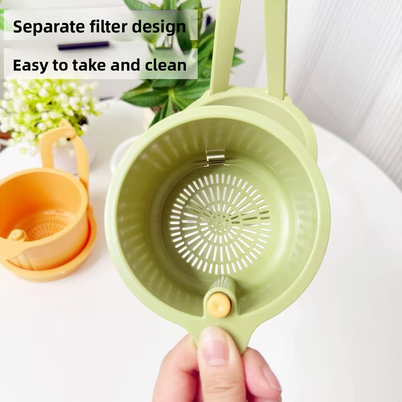 Kitchen sink draining hanging bag