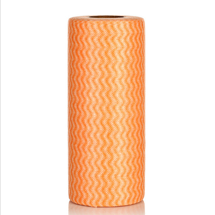 Korean-Style Non-Woven Disposable Dish Cloth ? Wave Pattern (50 Pieces)