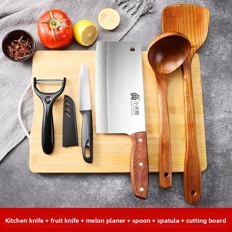 Kitchen knife set and kitchenware combination