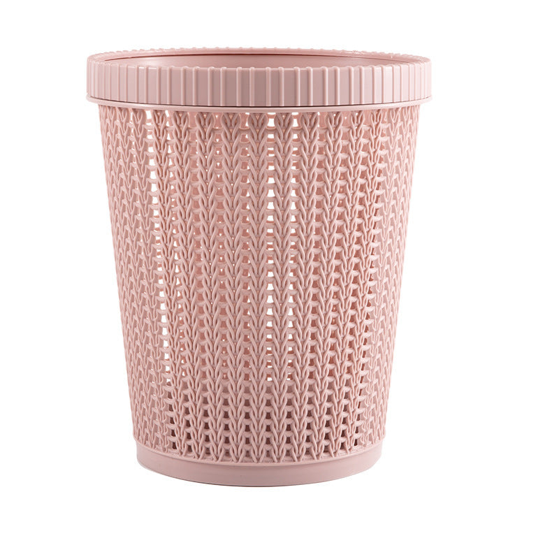 Creative self-pumping bag trash can