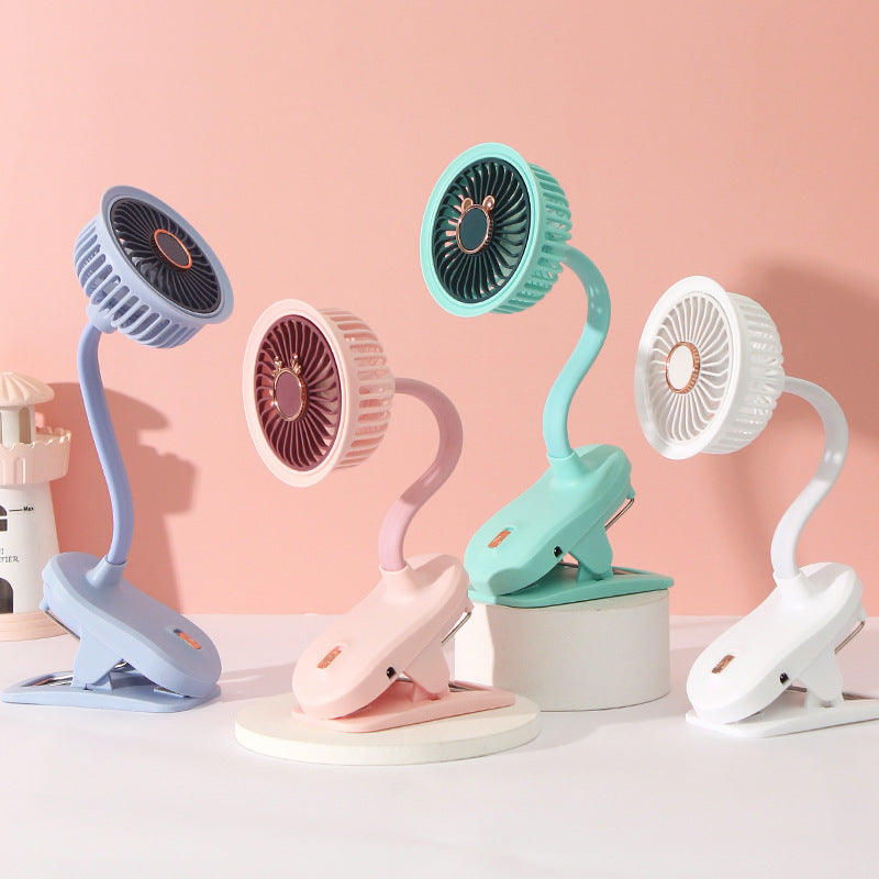 Desktop clip mini fan
