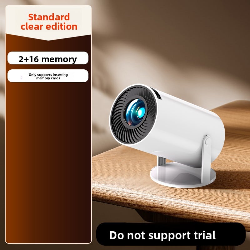 4K projectors do not require screens and are small and portable