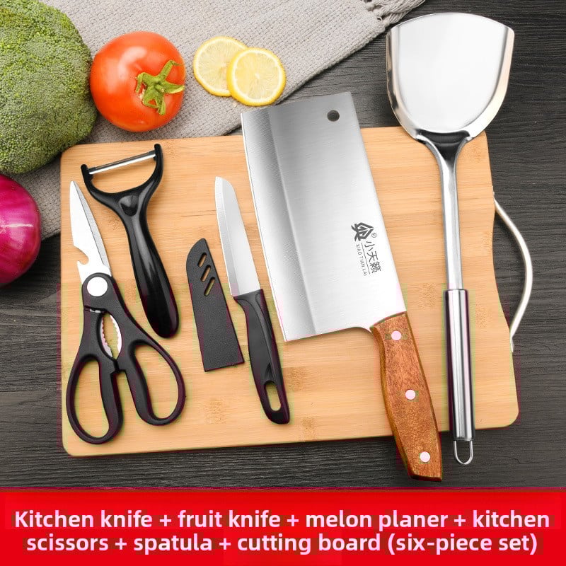 Kitchen knife set and kitchenware combination