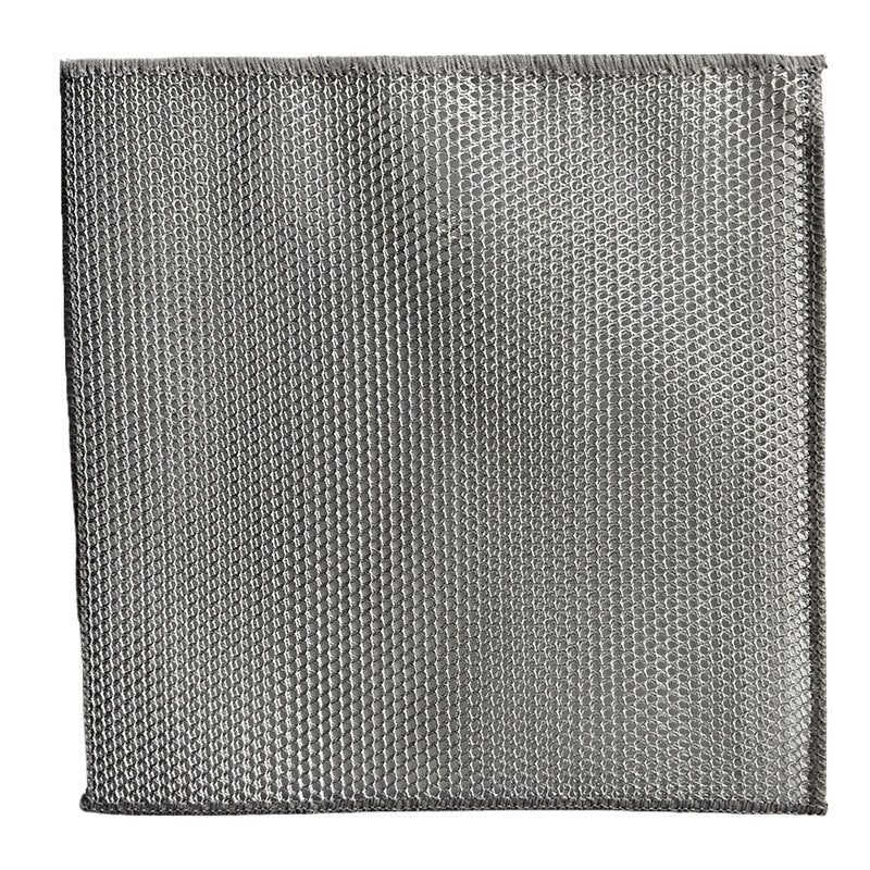 Double-sided dishwashing cloth, steel wire cleaning dishwashing cloth, oil-free and stain-removing steel wire ball cleaning cloth