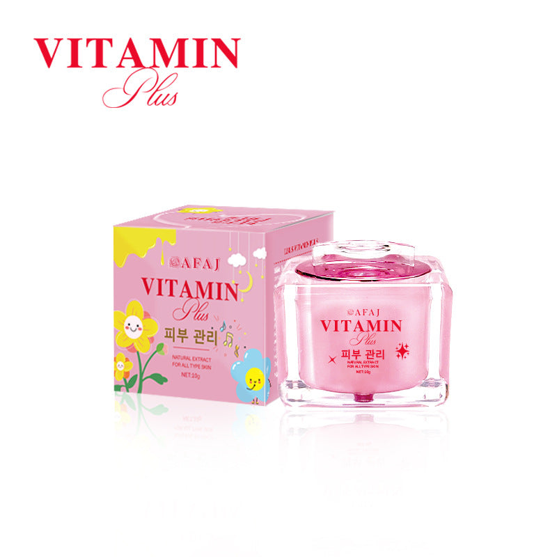 Vitamin beauty cream conceals blemishes