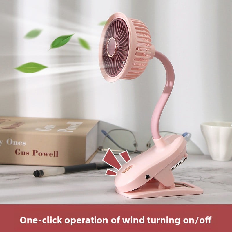 Desktop clip mini fan