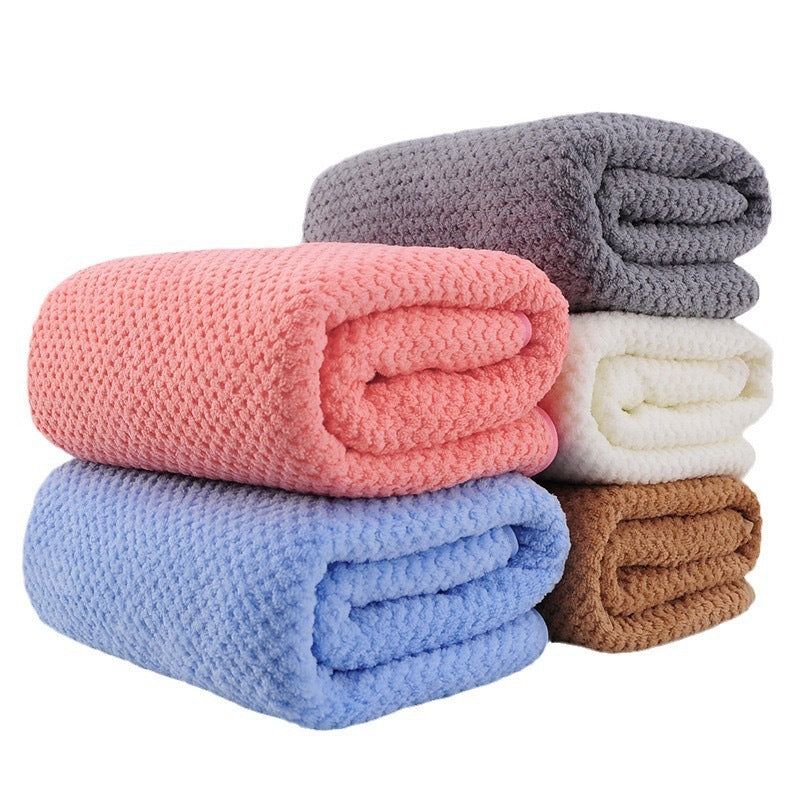 Coral fleece bath towel