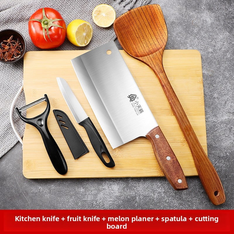 Kitchen knife set and kitchenware combination