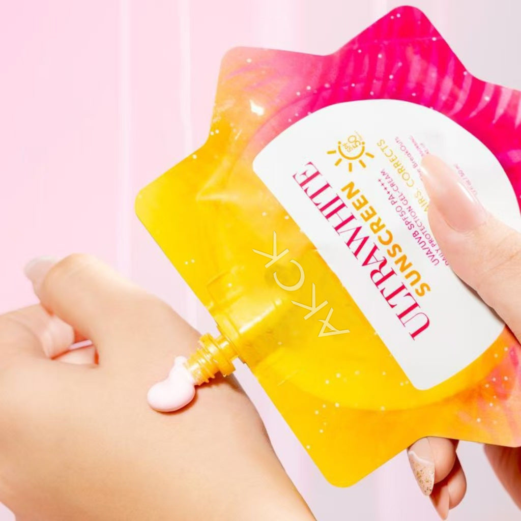 Whitening and moisturizing sunscreen