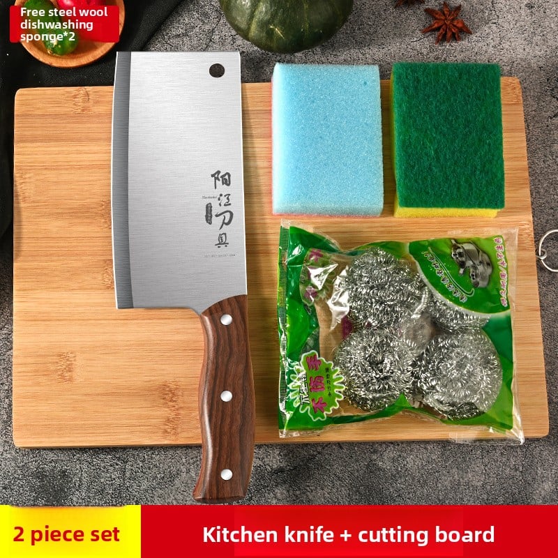 Kitchen knife set and kitchenware combination