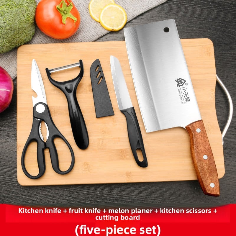 Kitchen knife set and kitchenware combination