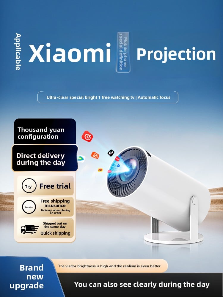 4K projectors do not require screens and are small and portable