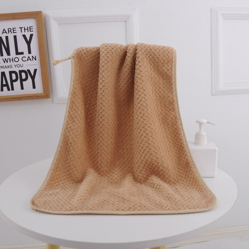 Coral fleece bath towel