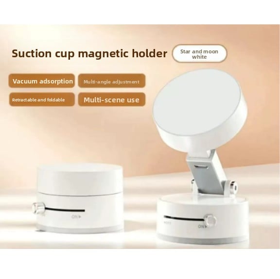 Vacuum car magnetic phone stand