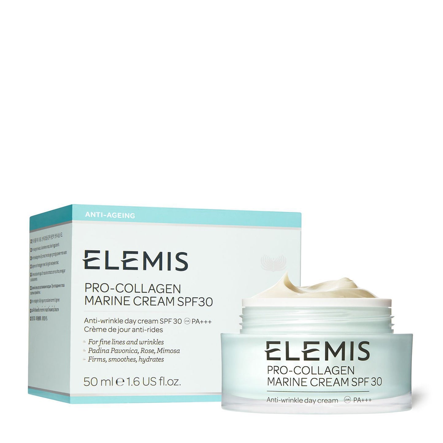 The face cream moisturizes and nourishes