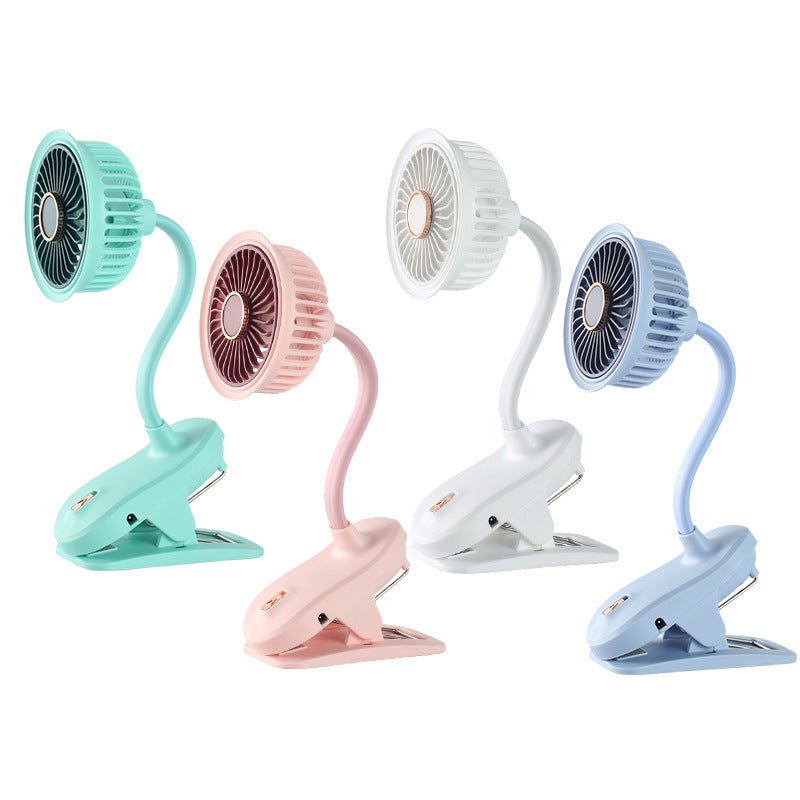 Desktop clip mini fan
