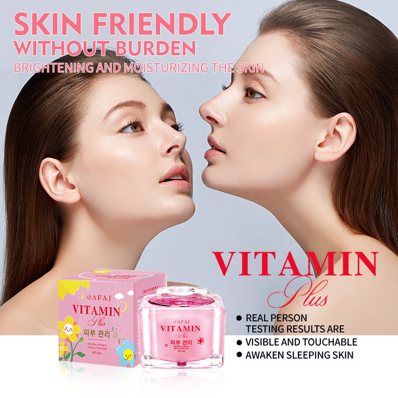 Vitamin beauty cream conceals blemishes