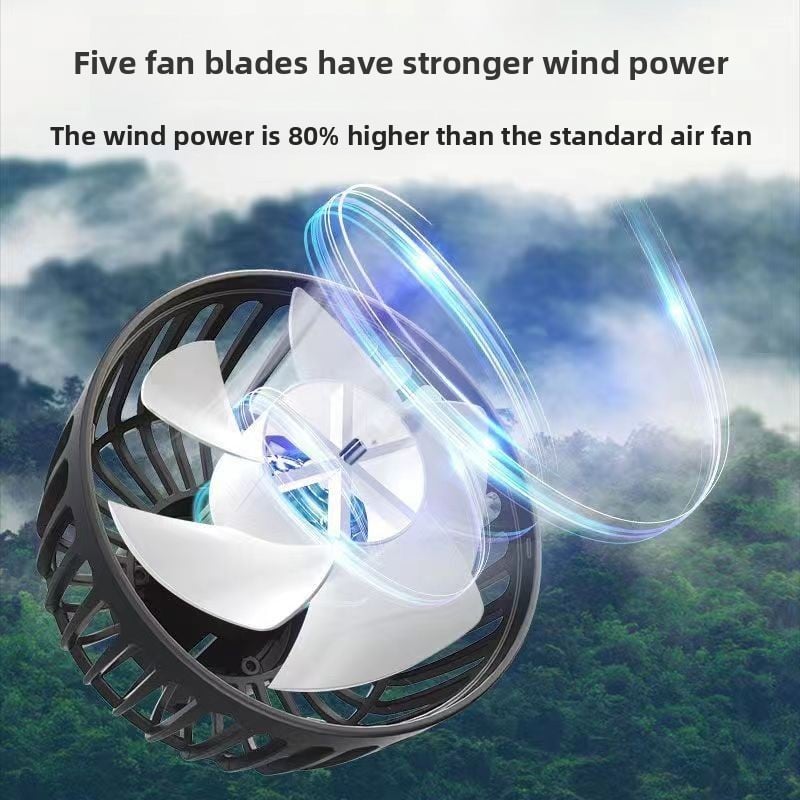 Car rear seat fan