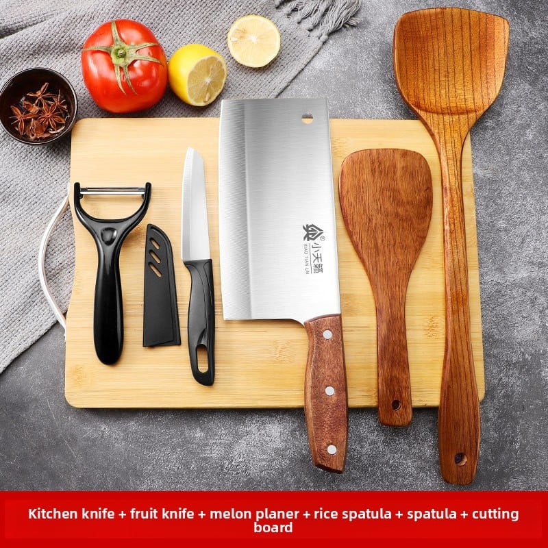 Kitchen knife set and kitchenware combination