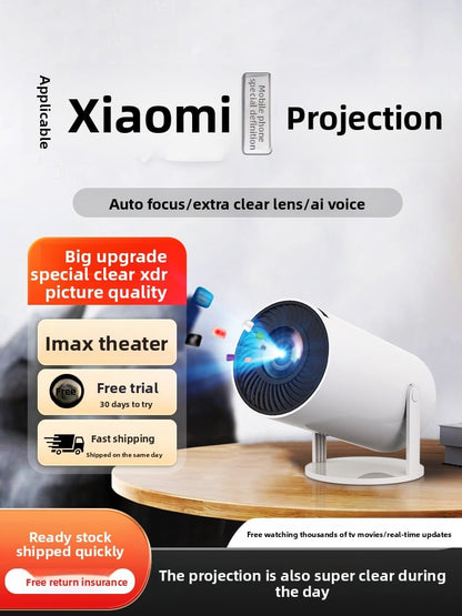 4K projectors do not require screens and are small and portable