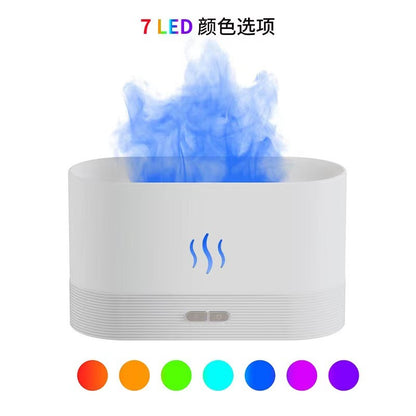USB flame Atmosphere Lamp Humidification Aromatherapy