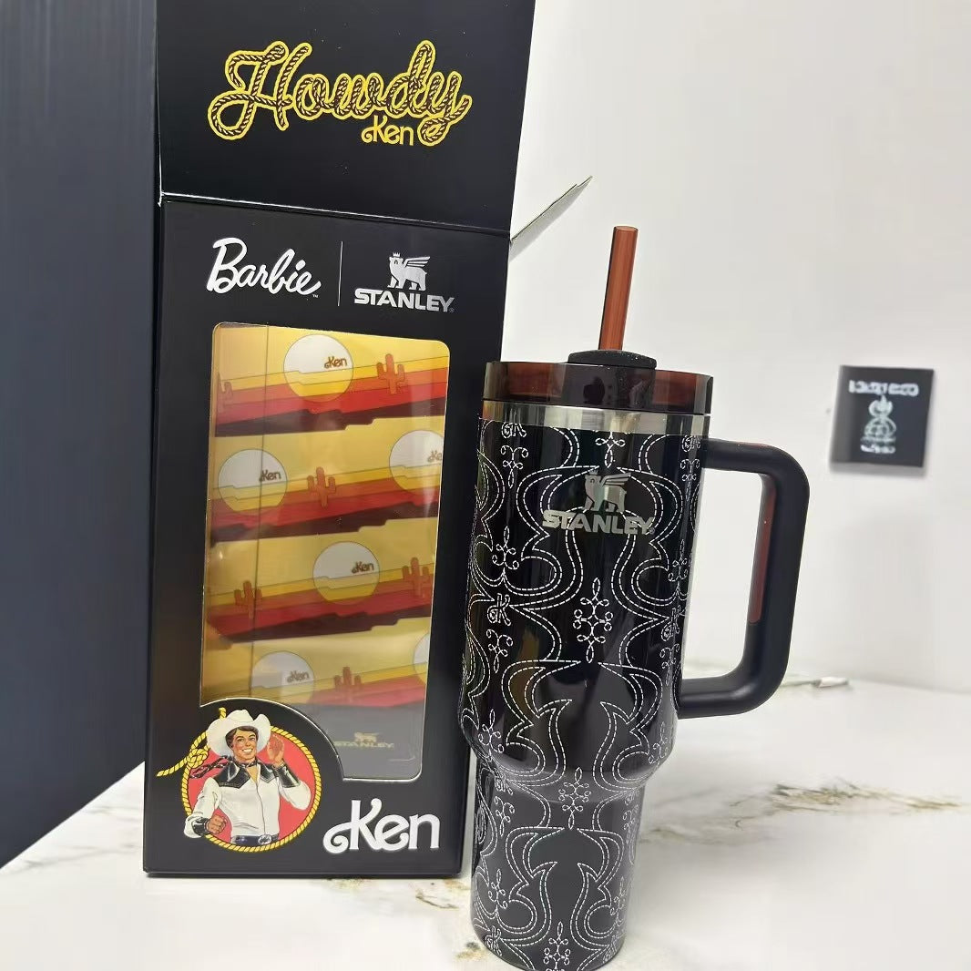Thermal straw water bottle