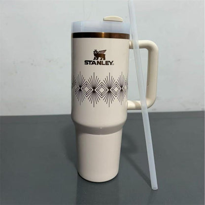 Thermal straw water bottle