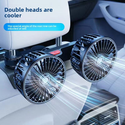 Car rear seat fan