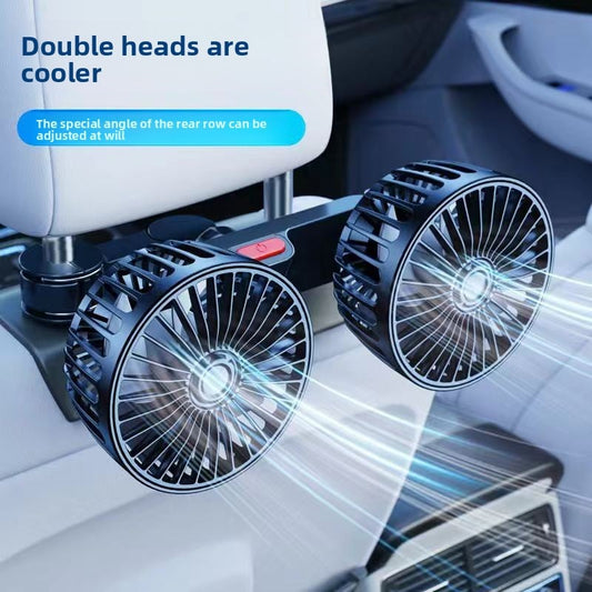 Car rear seat fan