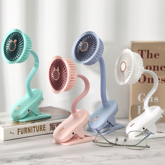 Desktop clip mini fan