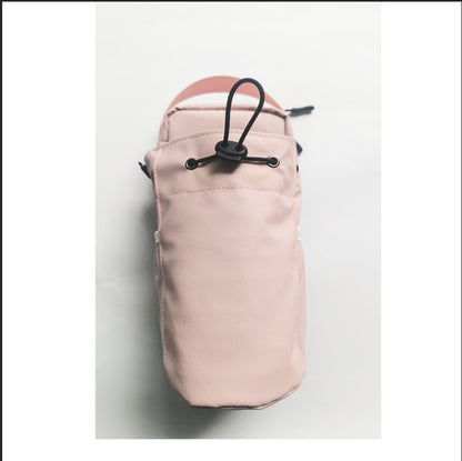 Portable crossbody bag with water cup bags