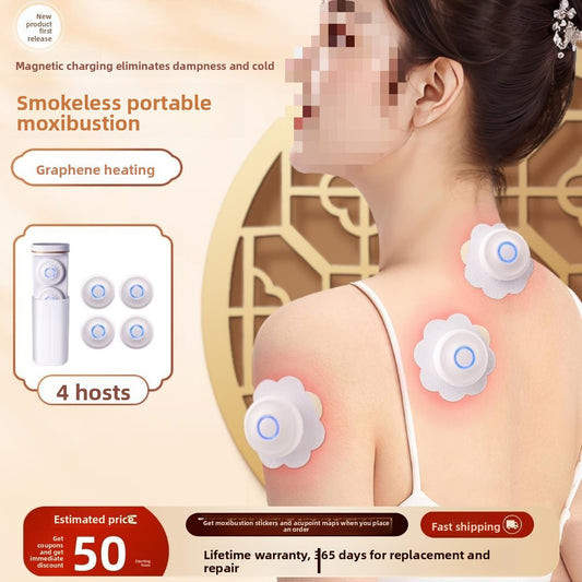 Neck and back moxibustion fumigation instrument