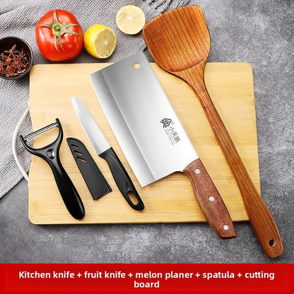 Kitchen knife set and kitchenware combination