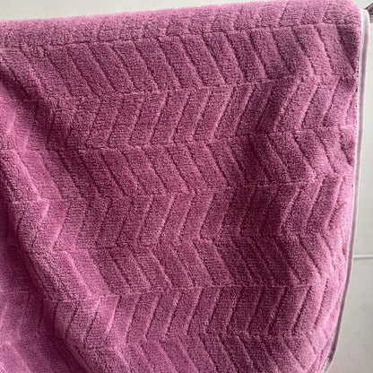Soft Coral Fleece Towel and Bath Towel Set