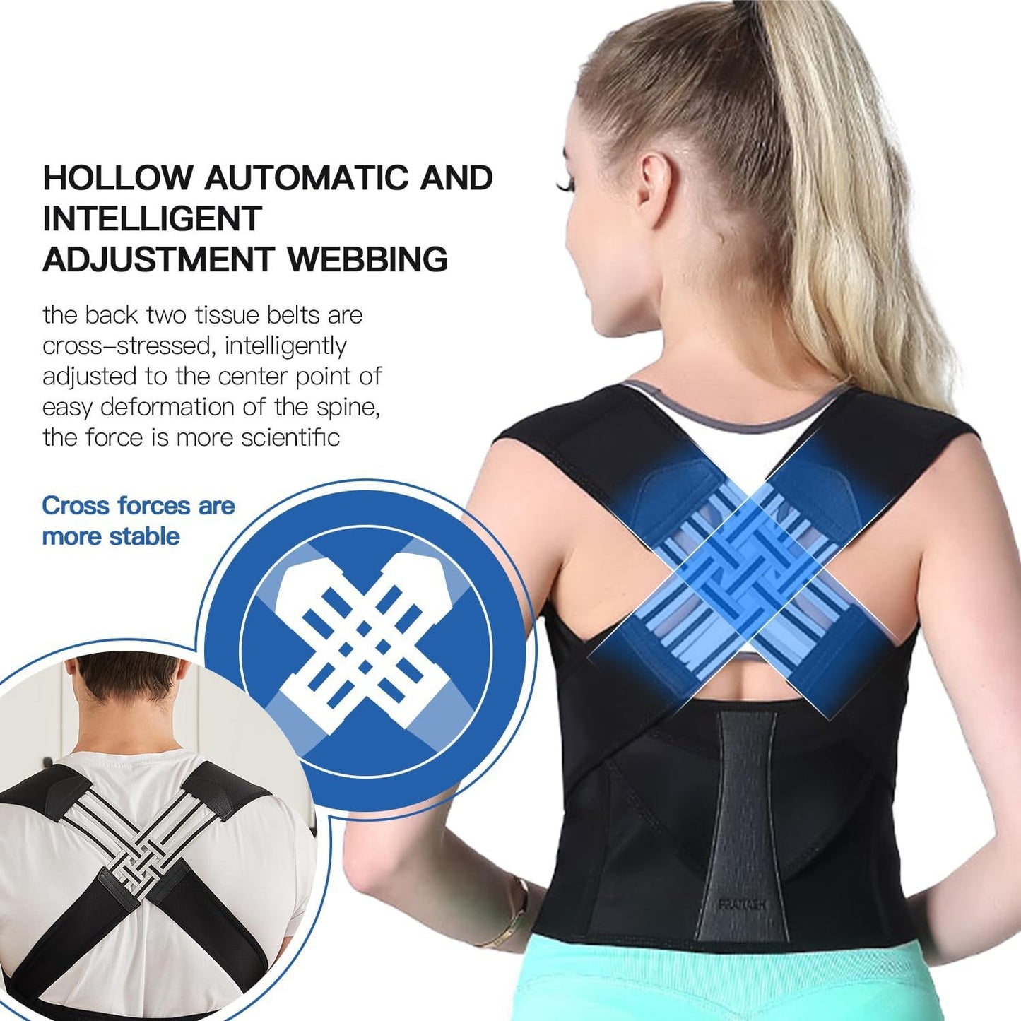 Shoulder opening and kyphosis prevention corrector