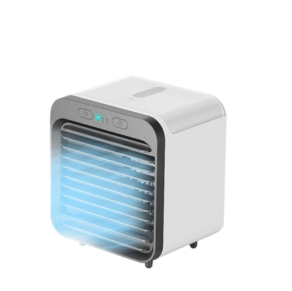 Water-cooled fan spray mini household air cooler for humidification and cooling