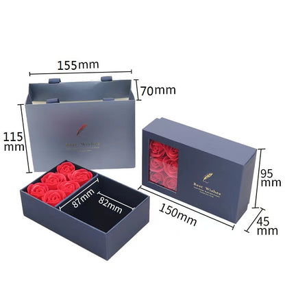 Valentine's Day Six Roses Jewelry Box
