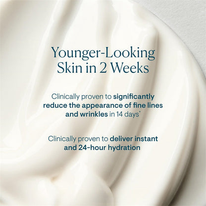 The face cream moisturizes and nourishes